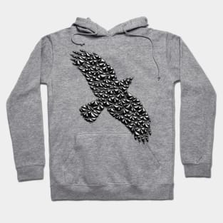 Metallic Crow Hoodie